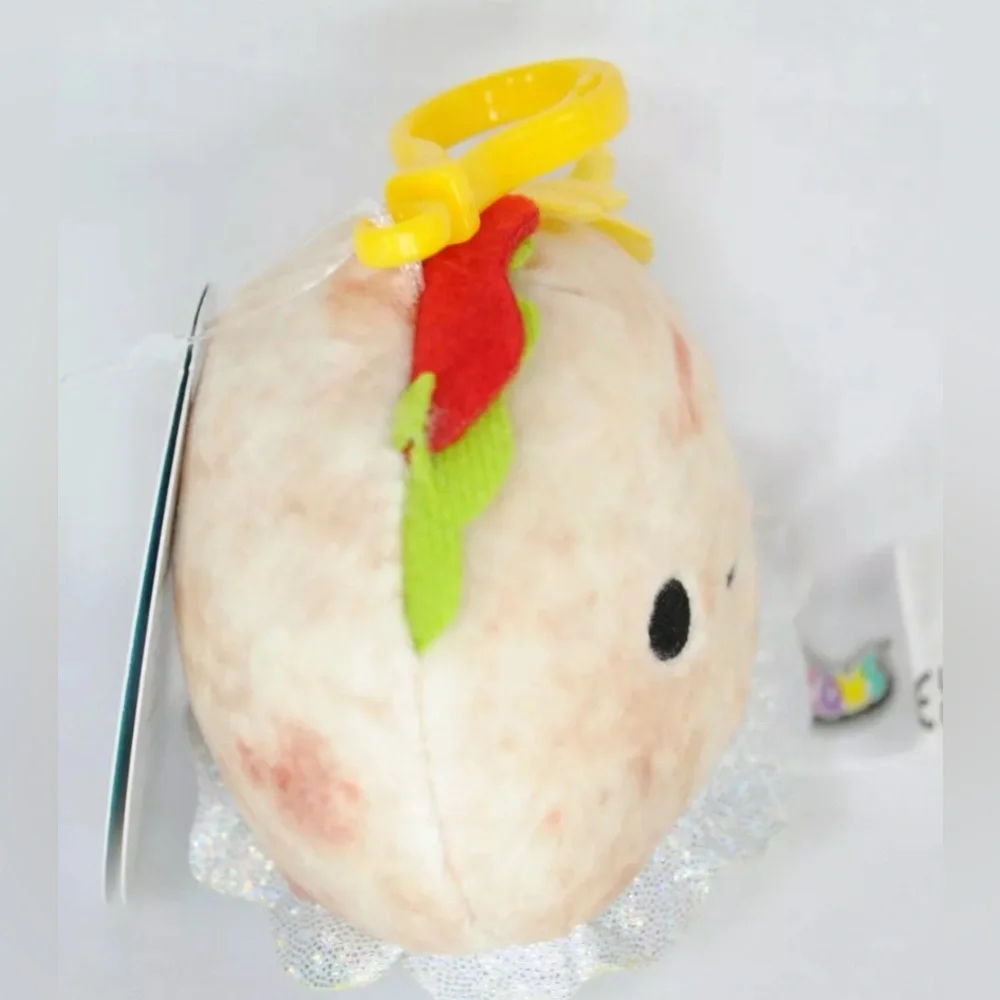 NWT 3” Bernardo the Burrito Squishmallow Clip - Picture 4 of 5